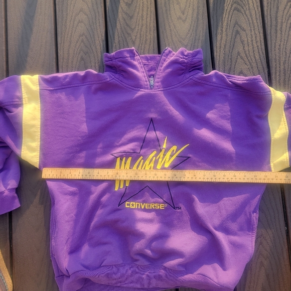 Vintage 80s converse weapon magic johnson la lakers basketball nba sweater men's - Picture 2 of 6